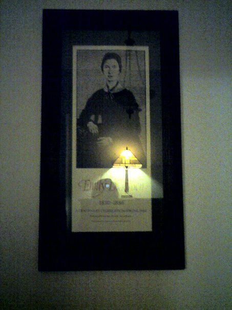 Picture hanging in the Amherst Inn