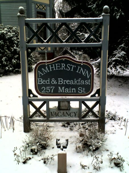 Stay here - it is directly across the street from Emily's house...