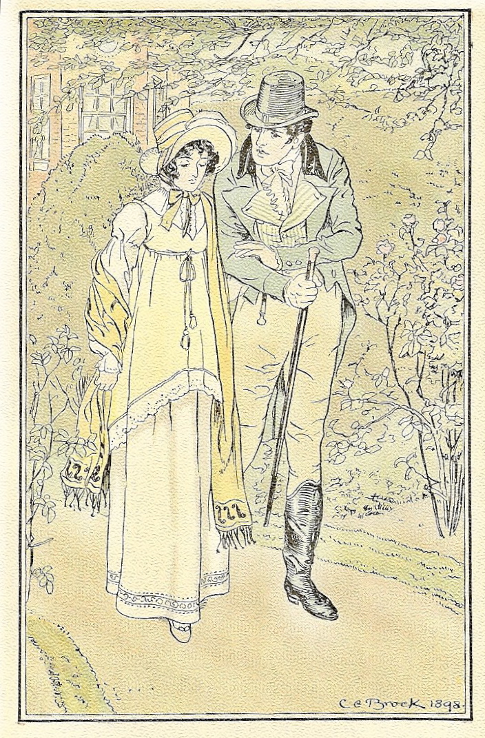 An illustration from an early 20th century edition of Emma